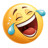 A Laughing Face Emoji